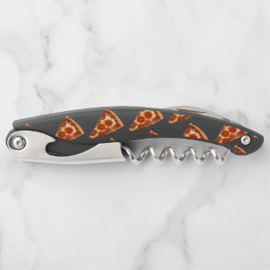 Tire-bouchon Tranche de pizza pepperoni classique de SlipperyJo