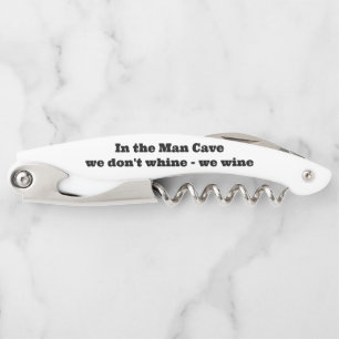 Tire-bouchon Vis à vis blanc de la grotte Man