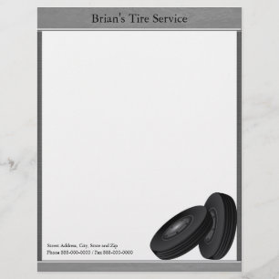 Tire Business Letterhead