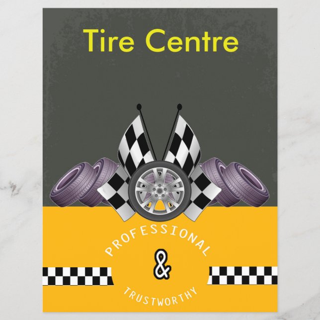 Tire Centre Flyer (Front)