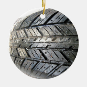 Tire Ceramic Ornament
