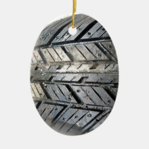Tire Ceramic Ornament