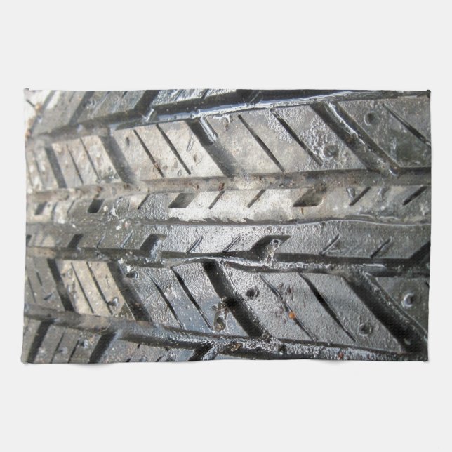 Tire Kitchen Towel (Horizontal)