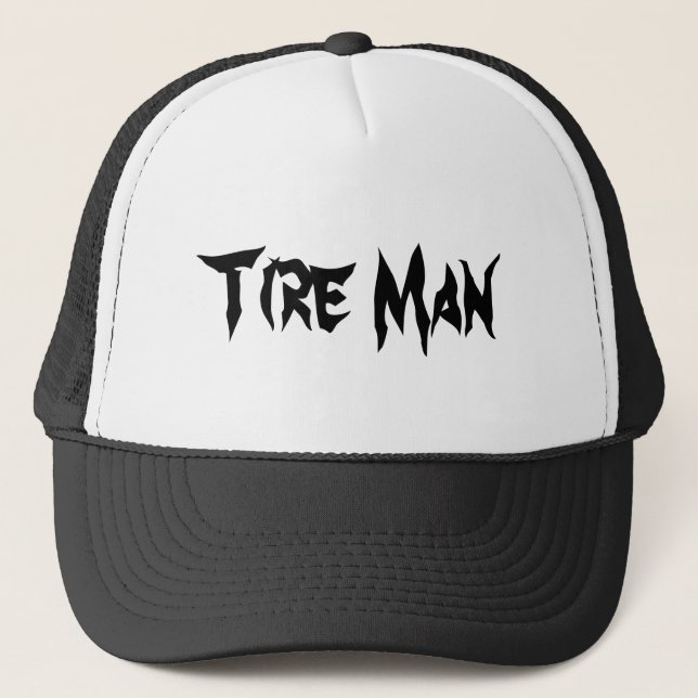 Tire Man Trucker Hat (Front)