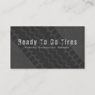 Tire Print Business Card