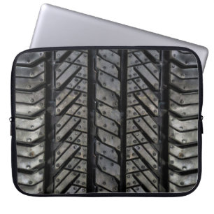 Tire Rubber Automotive Texture Decor Laptop Sleeve