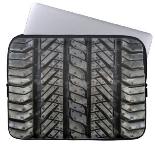 Tire Rubber Automotive Texture Decor Laptop Sleeve