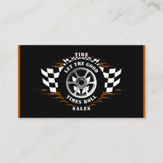 Tire Sales Automotive Car Industry Parts Supplies Business Card