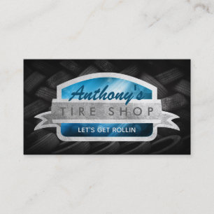 Tire Shop Slogans Business Cards