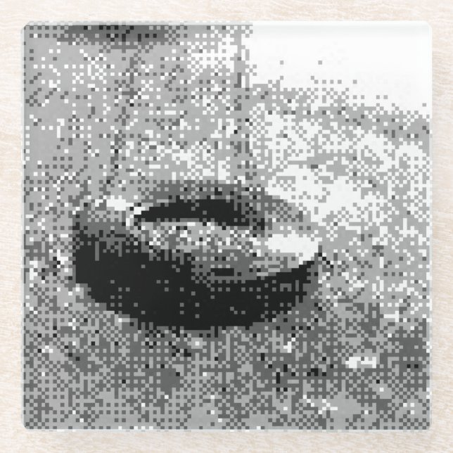 tire swing glass coaster (Front)