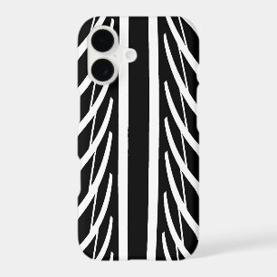 Tire Texture Motif Abstrait en noir et blanc