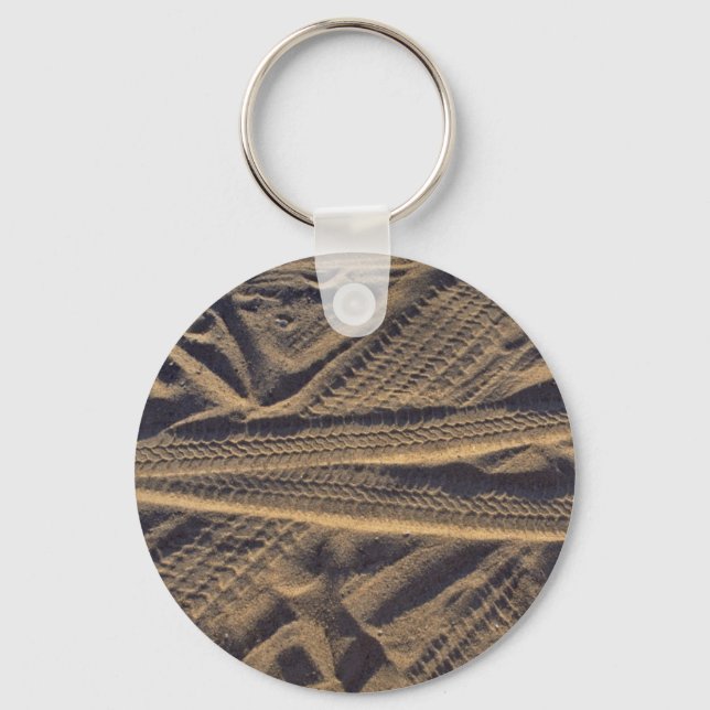 Tire tracks keychain (Front)