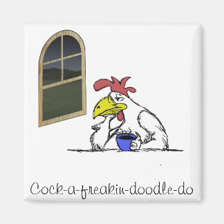 Tired Chicken Magnet