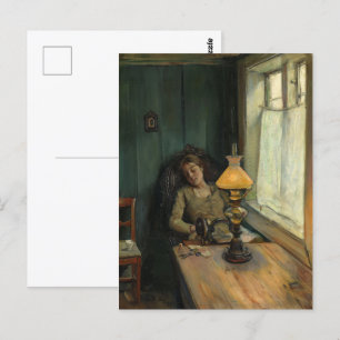 Tired   Christian Krohg   Postcard