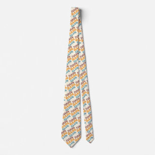 Tired Dads Club Funny Tie