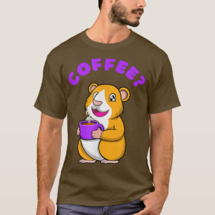 Tired Guinea Pigs Monday Office Coffee  T-Shirt