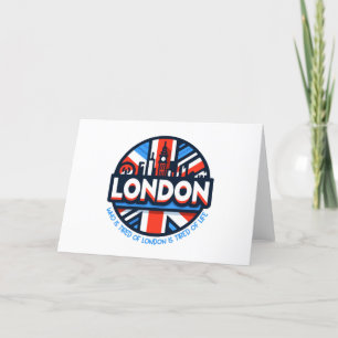 Tired of London Thank You Card