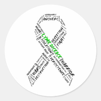 Tired of Lyme Support Stickers