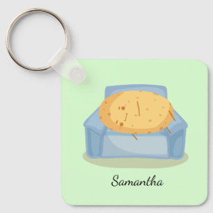 Tired Potato Keychain