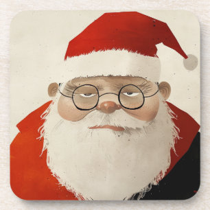 Tired Santa Coaster