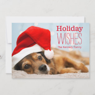 Tired Santa Holiday Card