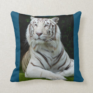 Tired Tiger Father's Day Throw Pillow
