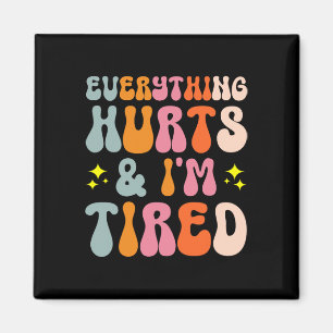 Tiredness Gym Training Athlete Runner Everything H Magnet
