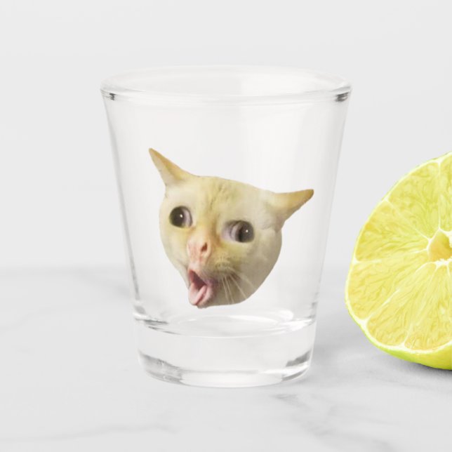 Tirer du verre toussant mème de chat (Devant)
