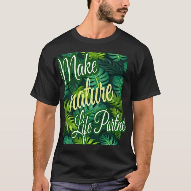 Tirer un T-shirt partenaire pour la vie nature (Devant)