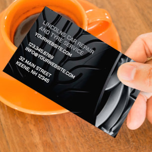 Tires Auto Repair Business Card