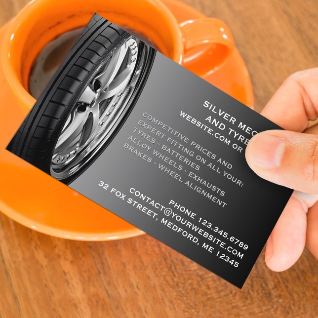 Tires Auto Repair Business Card (Creator Uploaded)