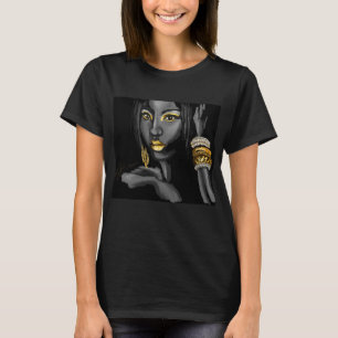 Tiret de T-shirt d'or