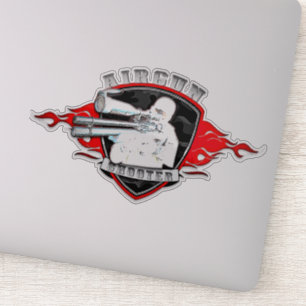 Tireur d'arme à feu Sticker