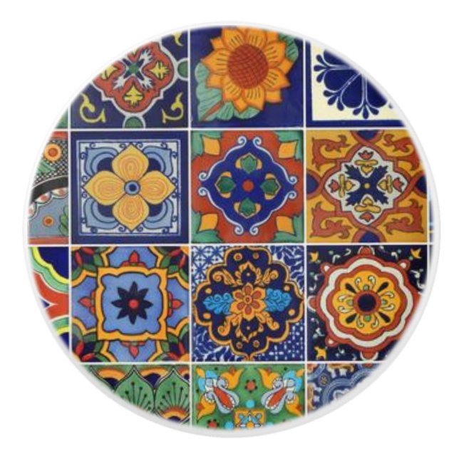 Tiroir Talavera Carrelage Image Céramique Poignée (Devant)
