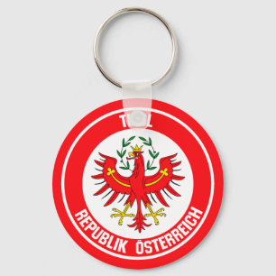 Tirol Round Emblem Keychain