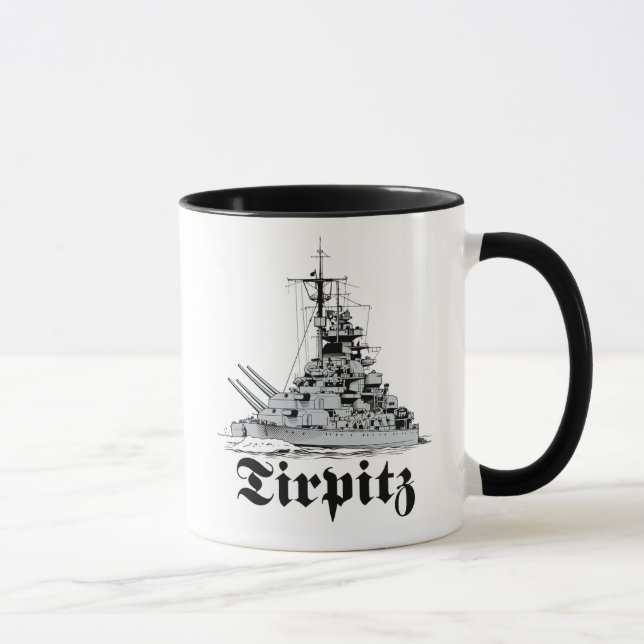 Tirpitz Sailors Mug (Right)