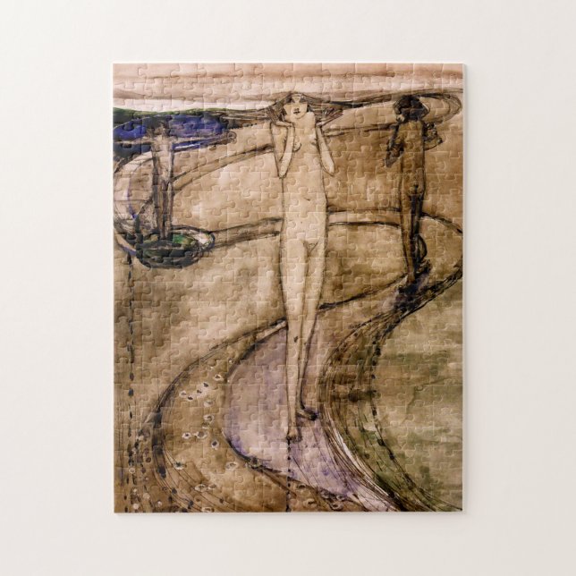 'Tis a Long Path Which Wonders to Desire Jigsaw Puzzle (Vertical)