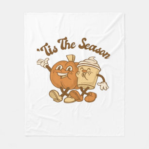 Tis Season Autumn It’s Fall Y’all Fleece Blanket