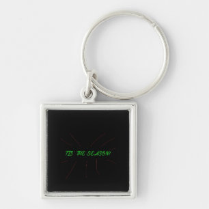 Tis Season Collection Graphic Minimal Clean Keychain