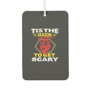 Tis Season Get Scary Grim Reaper Halloween Air Freshener