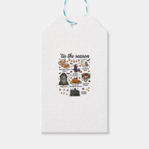 Tis Season Halloween Witch Pumpkin Skull_1 Gift Tags