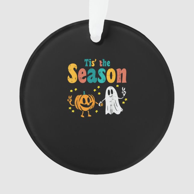 Tis Season Pumpkin Leaf Latte Fall Softball (devant)