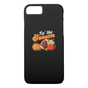 Tis Season Pumpkin Spice Latte Halloween Fall Foot Case-Mate iPhone Case