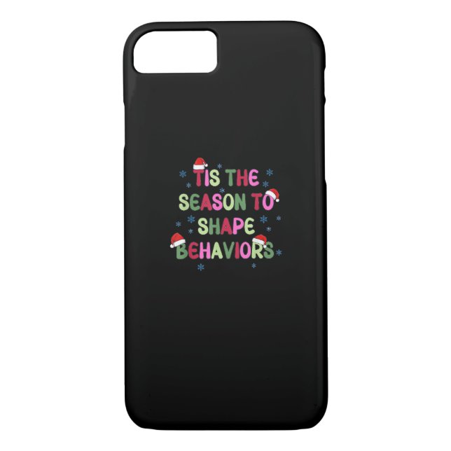 Tis Season To Behaviour Christmas Behaviour Analys Case-Mate iPhone Case (Back)