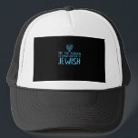 Tis Season To Everyone Im Jewish Funny Hanukkah Trucker Hat<br><div class="desc">Tis Season To Everyone Im Jewish Funny Hanukkah: A funny Hanukkah design declaring festive pride. Perfect for holiday humour and gatherings. Witty,  bold,  and joyful.</div>