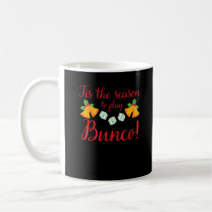 Tis Season To Play Bunco Christmas Holiday Dice Ga Coffee Mug