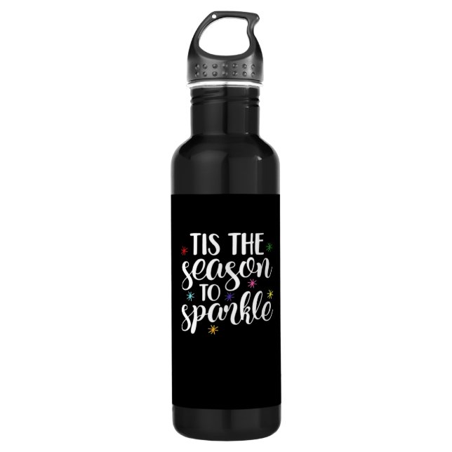 Tis Season To Sparkle Aesthetic Classic 710 Ml Water Bottle (Front)