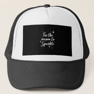 Tis Season To Sparkle Christmas Trucker Hat