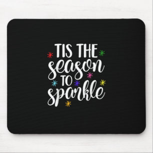 Tis Season To Sparkle Retro Classic Mouse Pad