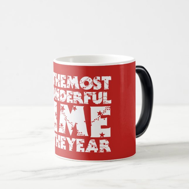 Tis The Most Wonderful Time of The Year Christmas Magic Mug (Front Right)
